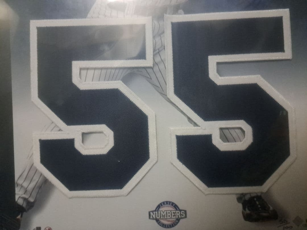 松井秀喜 フレーム入りポスター 背番号55