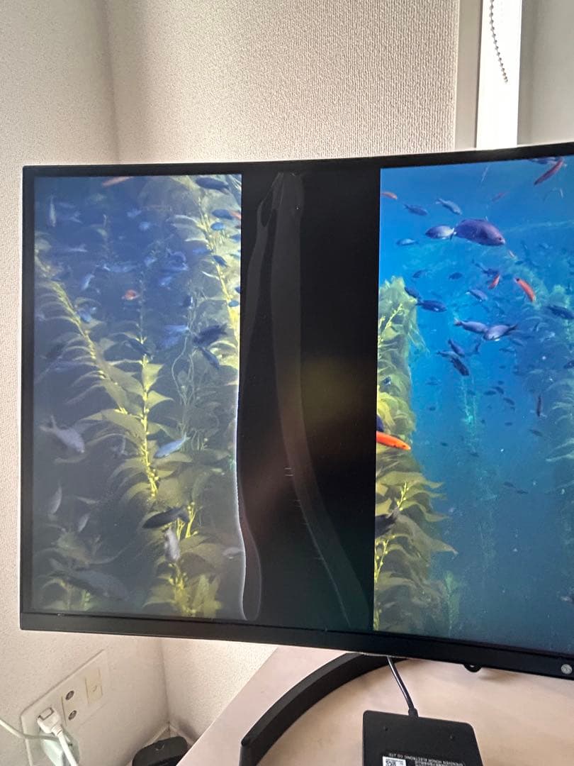 LG カーブド モニター 湾曲　プロジェクター　ディスプレイ　PC ジャンク