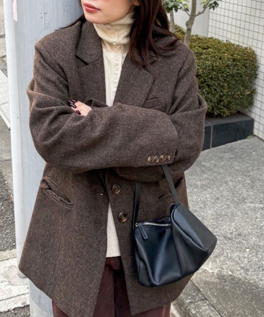 り*ん様 feepur 2025aw 新品タグ有　ウール混テーラードジャケット