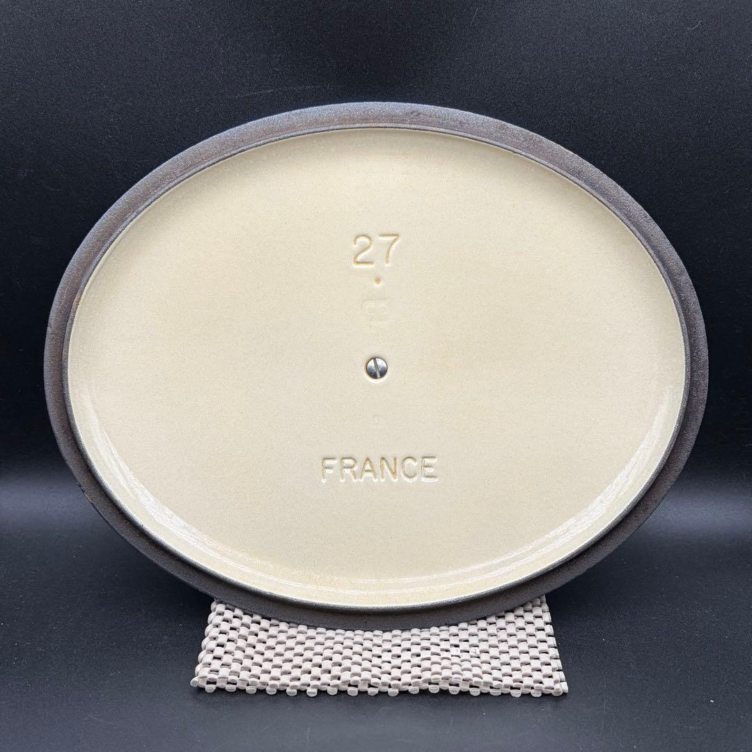 ルクルーゼ ココット・オーバル 27㎝ ブルー LE CREUSET