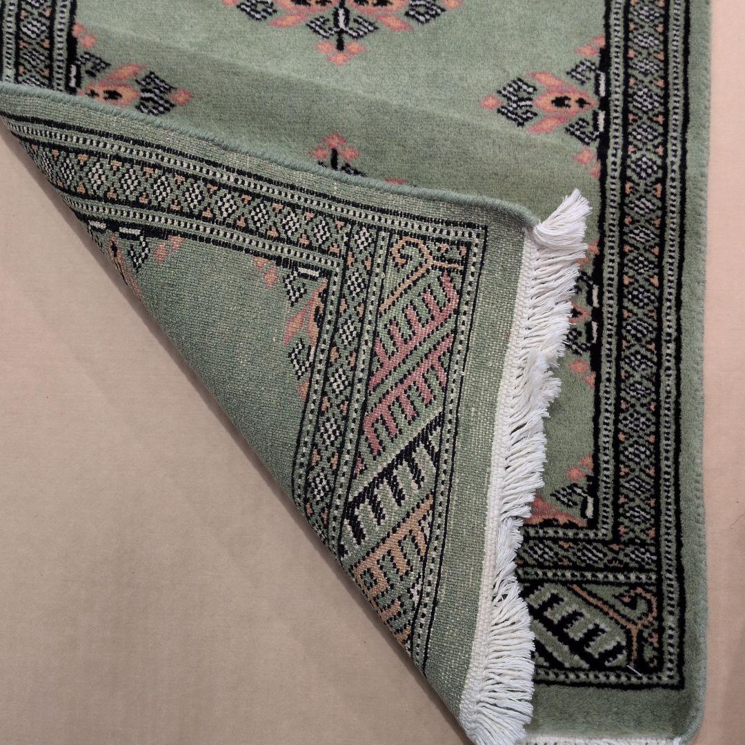 47x76cmパキスタン手織りマット(431)ギャッベ・ペルシャ・毛・じゅうたん