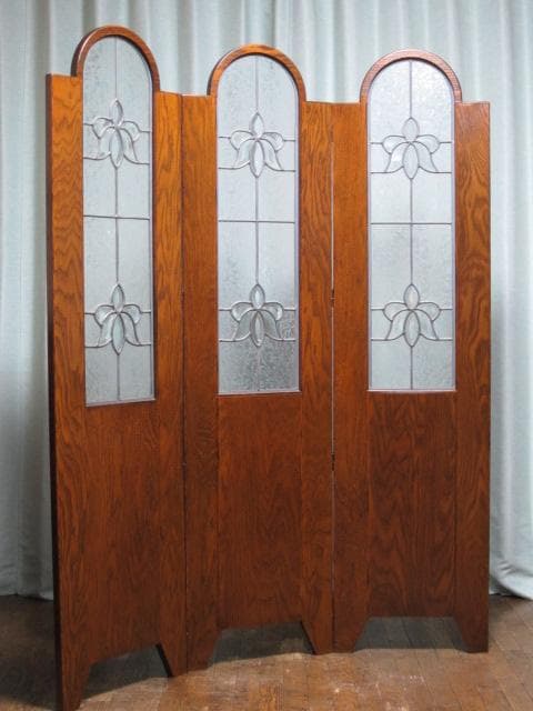 三越 Brugge ブルージュ ステンドグラス パーテーション 定価25万円