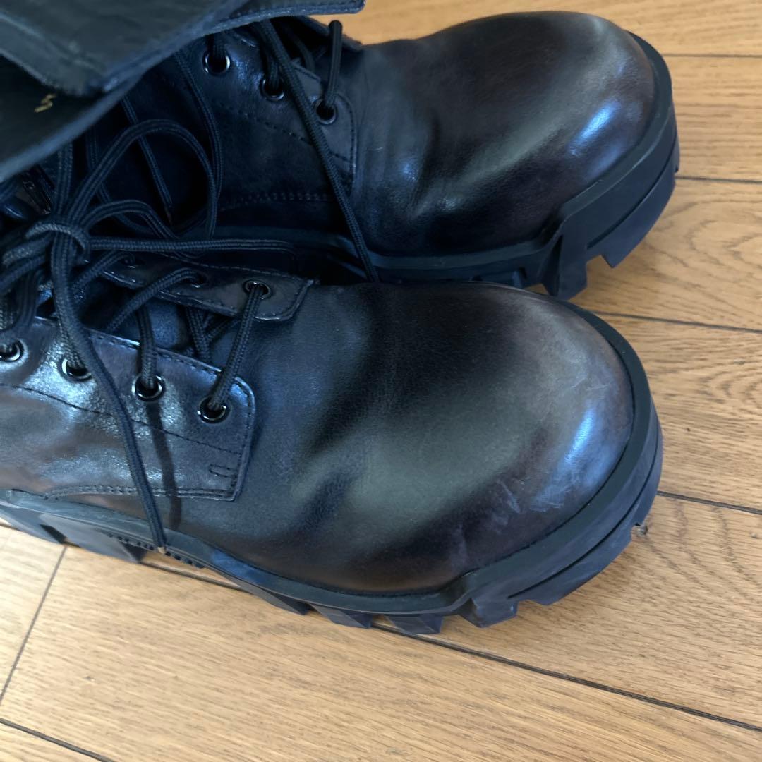 靴 balenciaga faded bulldozer boots 41