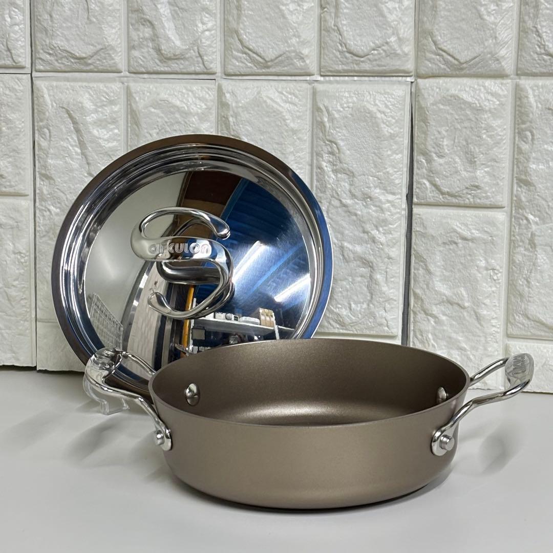 @3 “MEYER サーキュロン 2ピースセット　マイヤー　両手鍋+蓋 調理器具