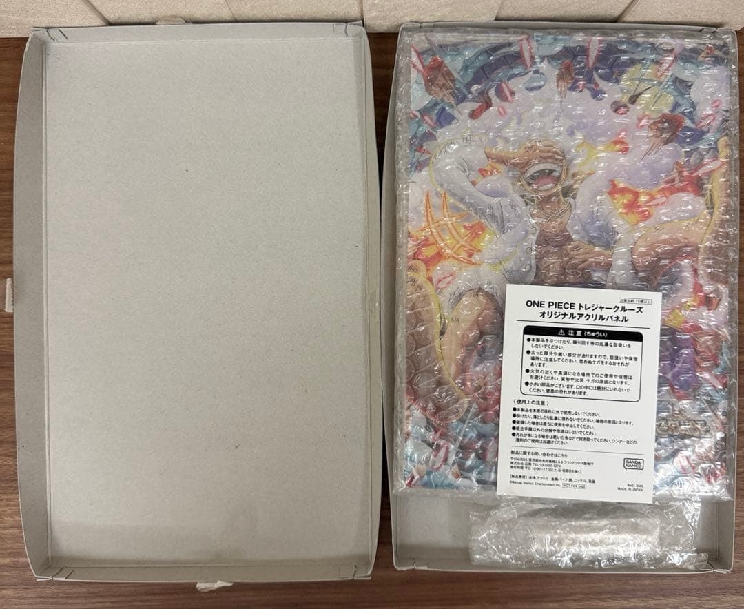 希少！【非売品】新品ONE PIECEトレジャークルーズ　ルフィアクリルパネル