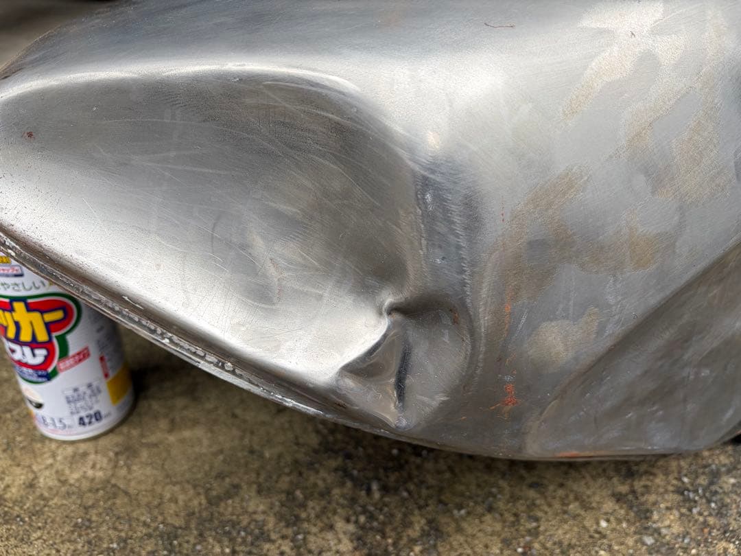 HONDA CBR250R MC19ハリケーン 純正タンク塗装用 錆び取り済み