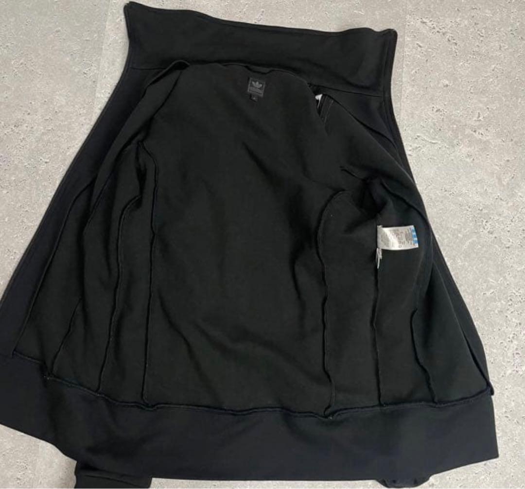 アディダス adidas ジャージ トラックジャケット ファイヤーバード 黒ロゴ