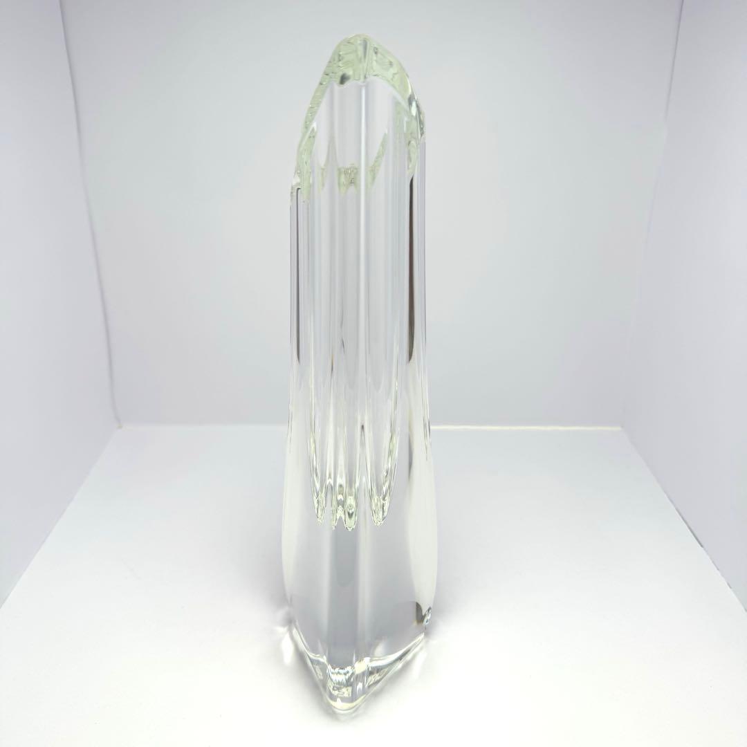 未使用 廃盤 Baccarat バカラ クリスタルローズ フラワーベース 花瓶
