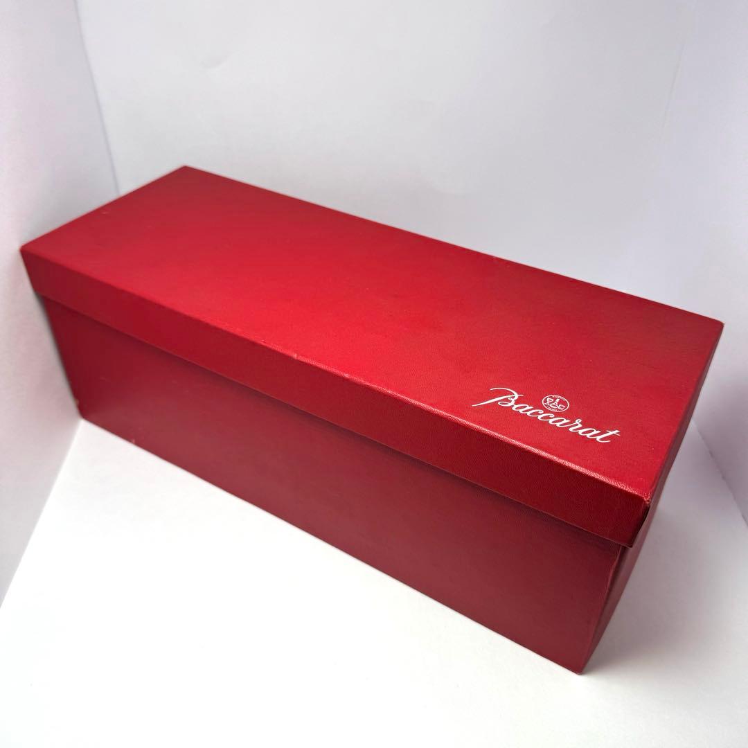 未使用 廃盤 Baccarat バカラ クリスタルローズ フラワーベース 花瓶