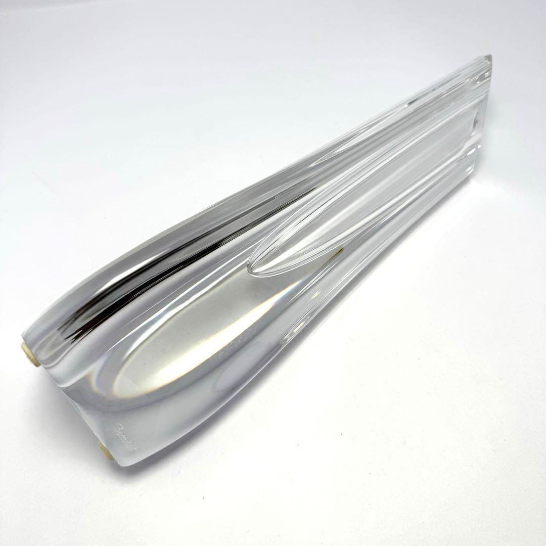 未使用 廃盤 Baccarat バカラ クリスタルローズ フラワーベース 花瓶