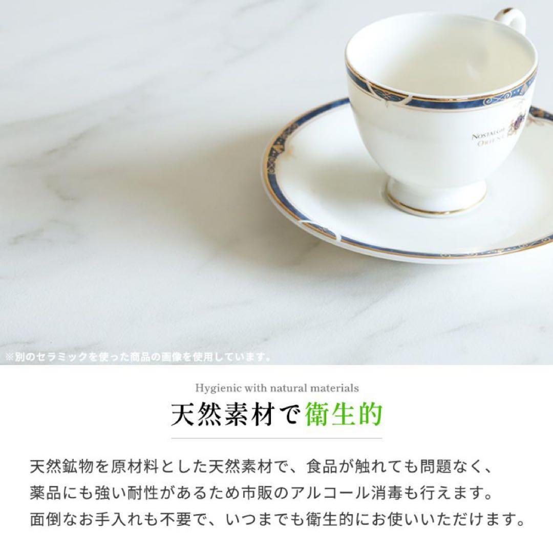 グレー 円形 人工大理石テーブル