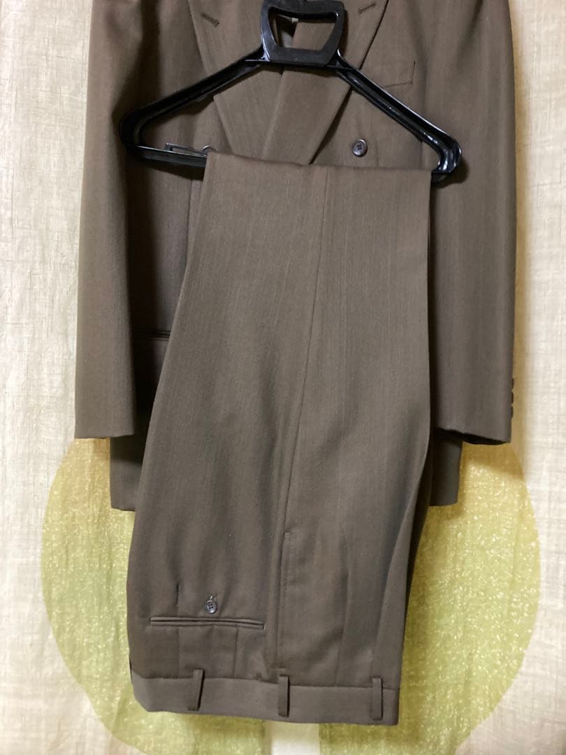 【ヴィンテージ】80〜90年代　ダブルブレストジャケット　パンツセット