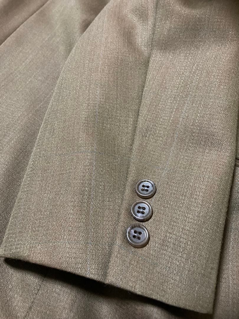 【ヴィンテージ】80〜90年代　ダブルブレストジャケット　パンツセット