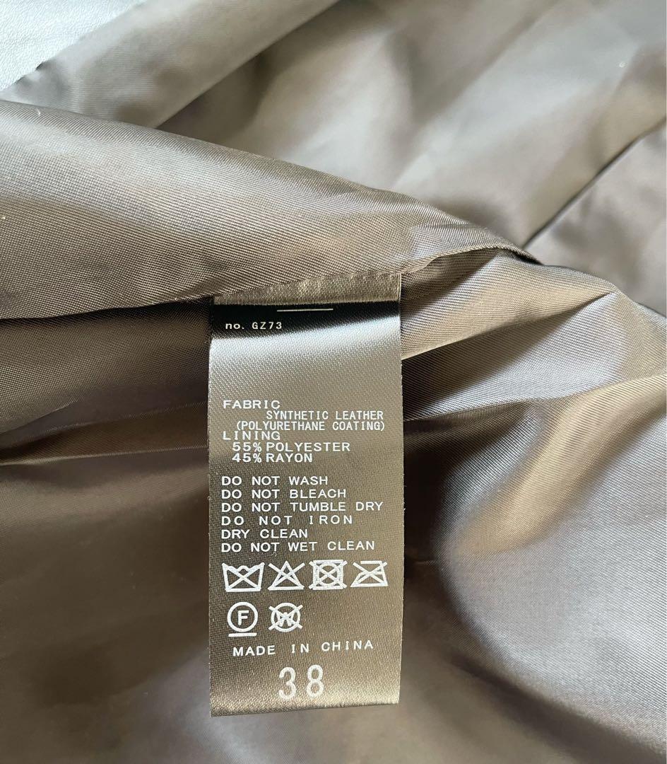 ◉今季新品/ラスト1点❗️ Plage Leather Like Car コート