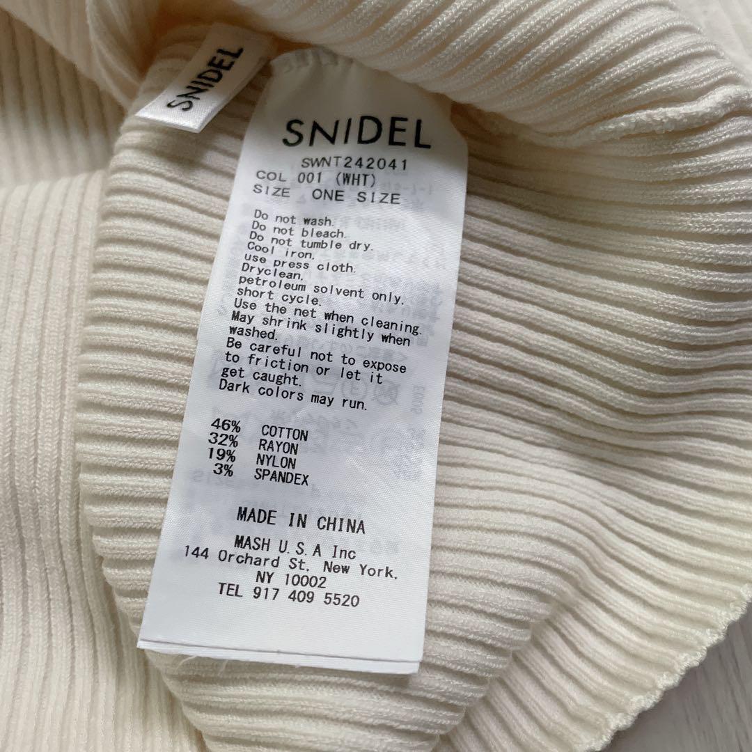 [スナイデル] バルーンキャミ×ノースリニットプルオーバー SWNT242041