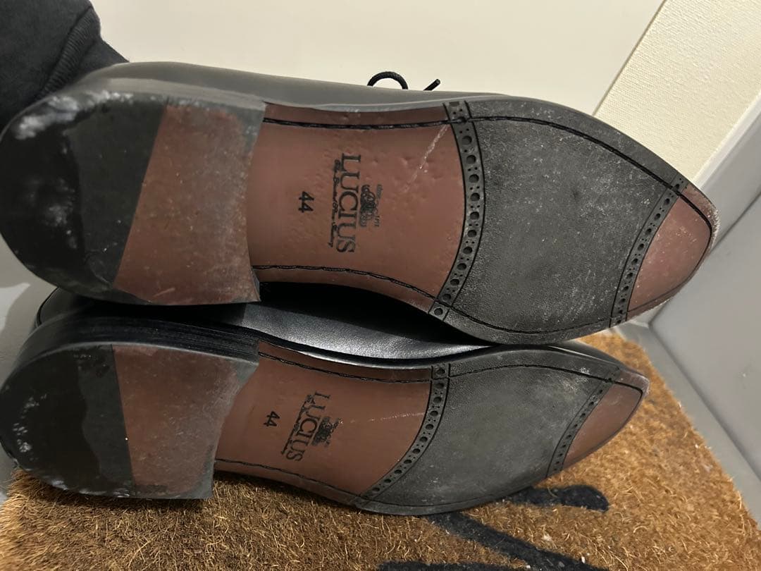 【美品】LUCIUS ルシウス 革靴 ブラック 黒