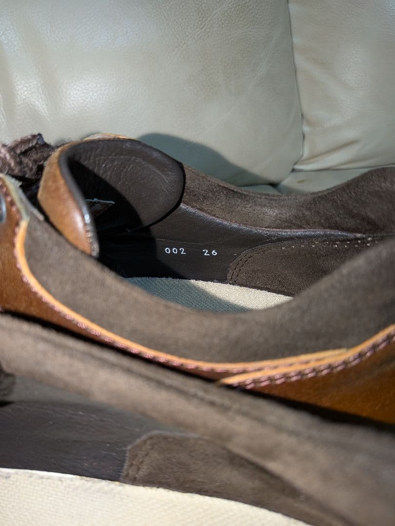 THE FLAT HEAD レザーシューズ　ブラウン　切り替えし　革靴