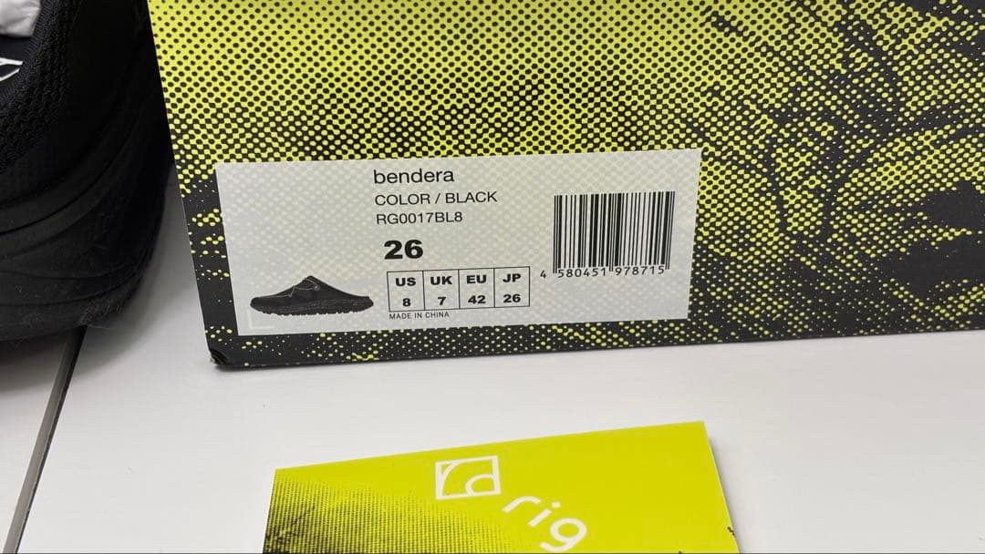 rig FOOTWEAR bendera ベンデラ リカバリーサンダル