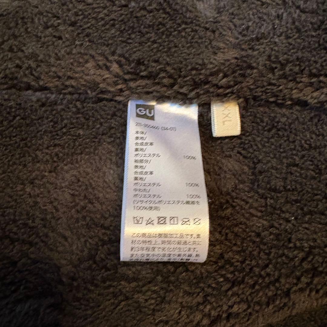 GU and beautiful people フェイク　レザー　コート　XXL