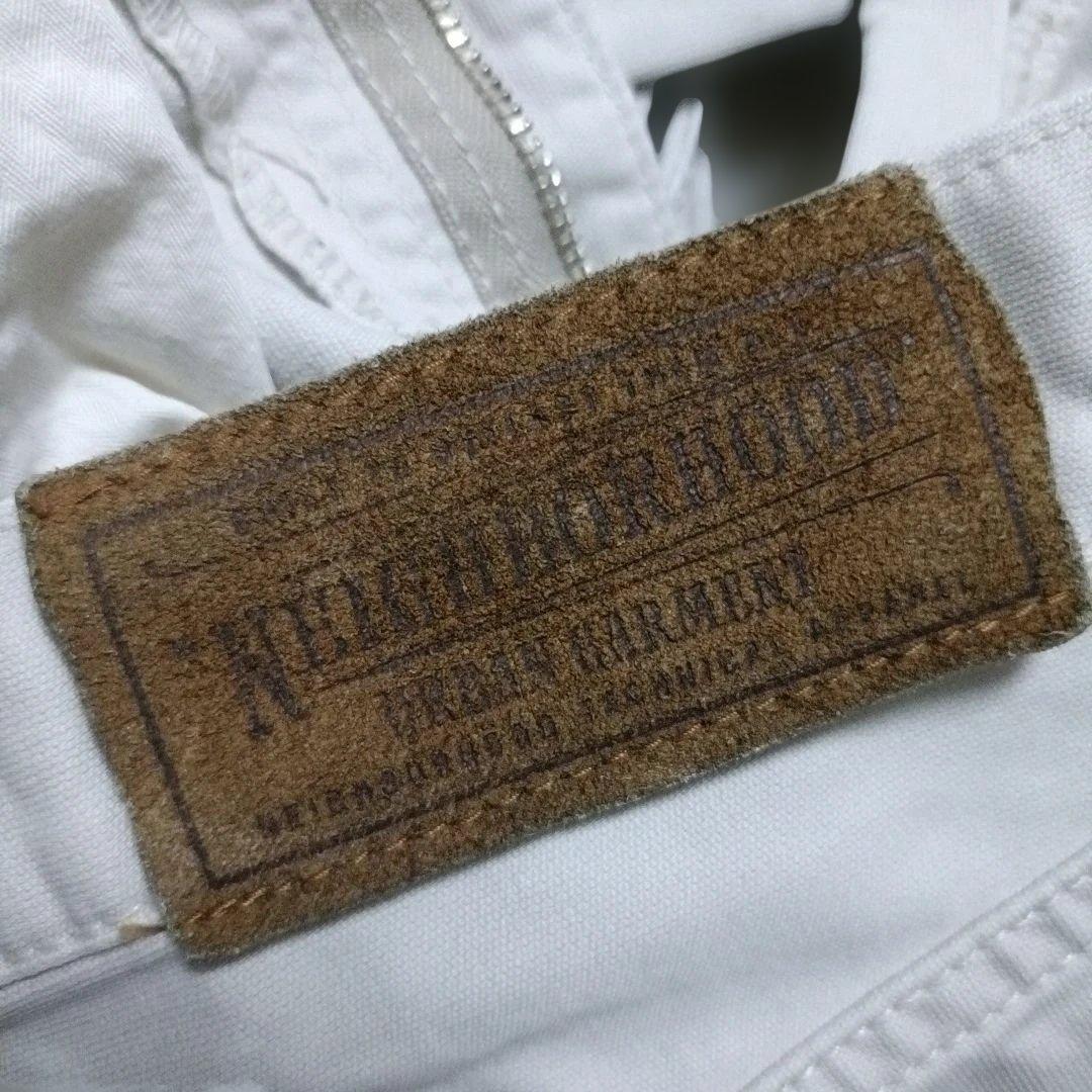 ​【名作】NEIGHBORHOOD ピケパンツ L ホワイト ネイバーフッド