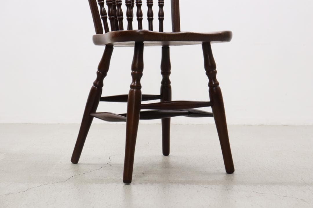 秋田木工 ダイニングチェア ウィンザーチェア 椅子 曲木 無垢材 スポーク