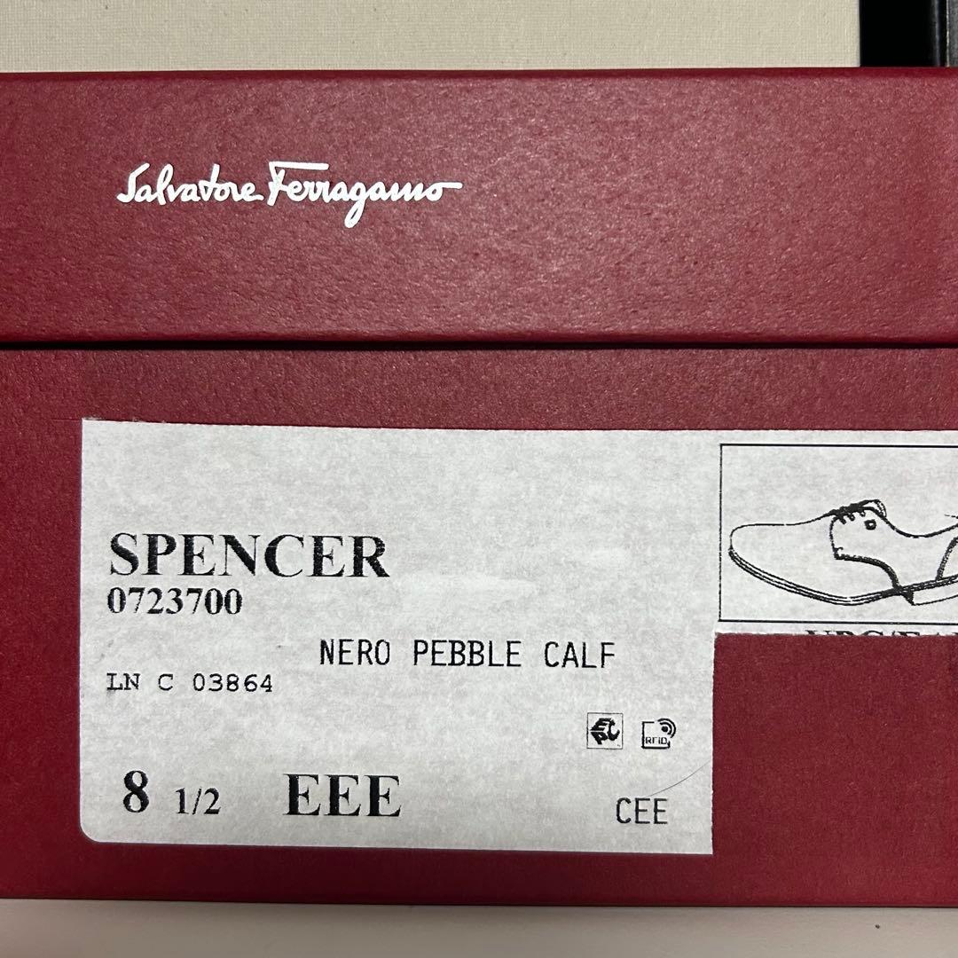 【フェラガモ】 SPENCER レースアップシューズ 8.5 (26.5cm)