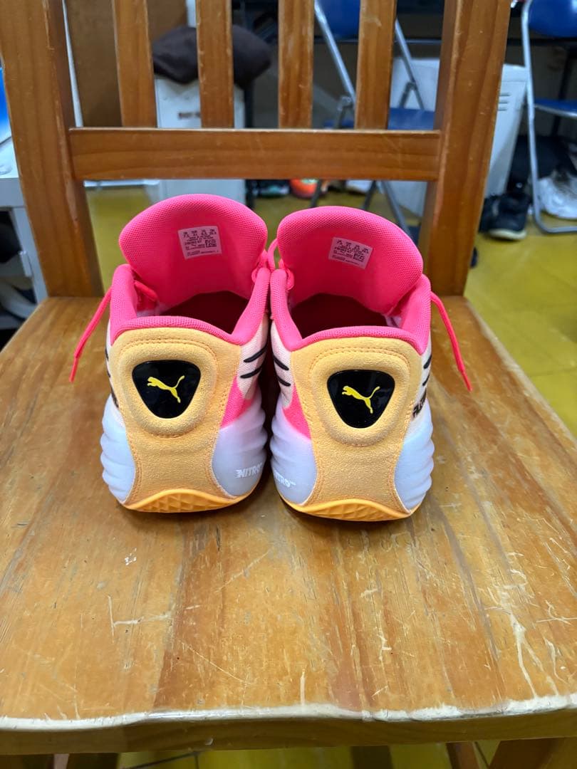 PUMA ALLPRO nitorバスケットシューズ ピンク/オレンジ