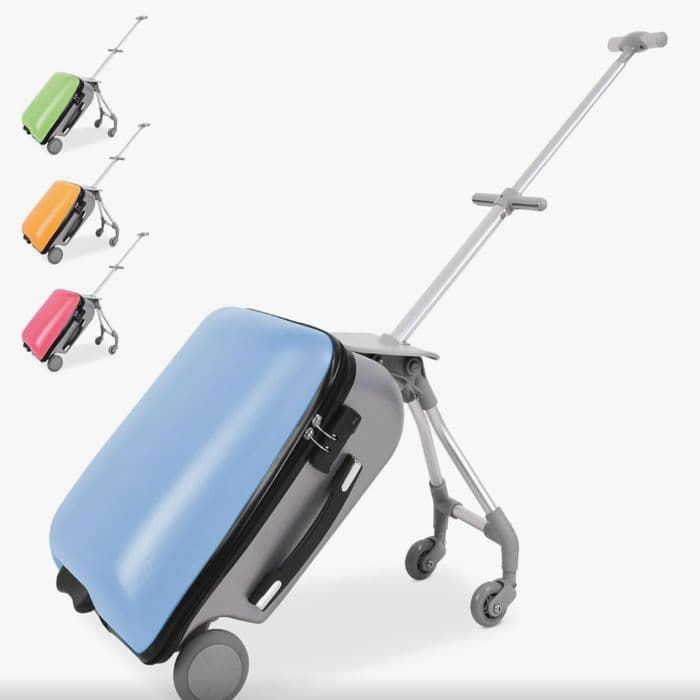 子ども乗れる スーツケース・ベビーカー・ライドオンシート一体型！新品