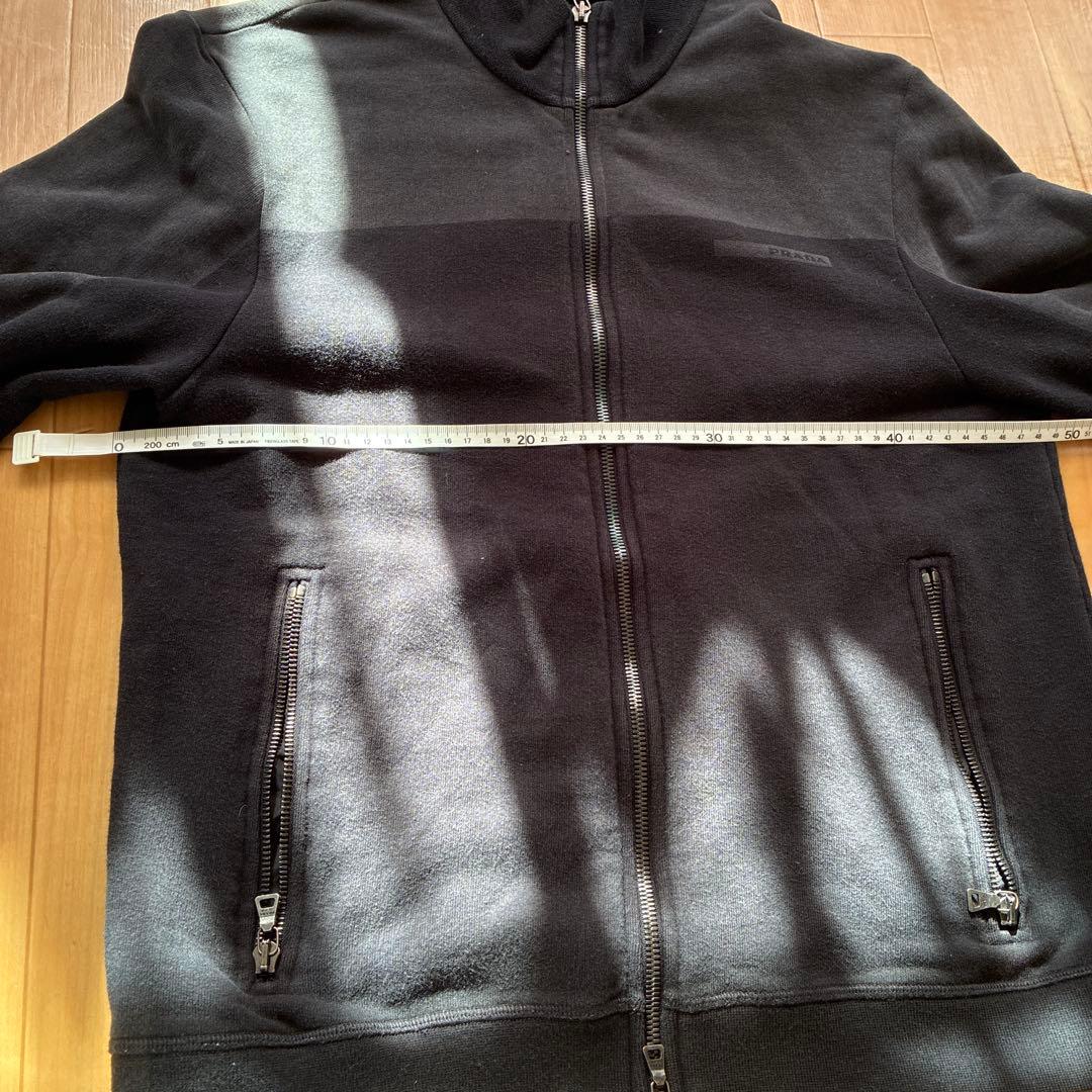 PRADA SPORT プラダスポーツ トラックジャケット フリース M 黒