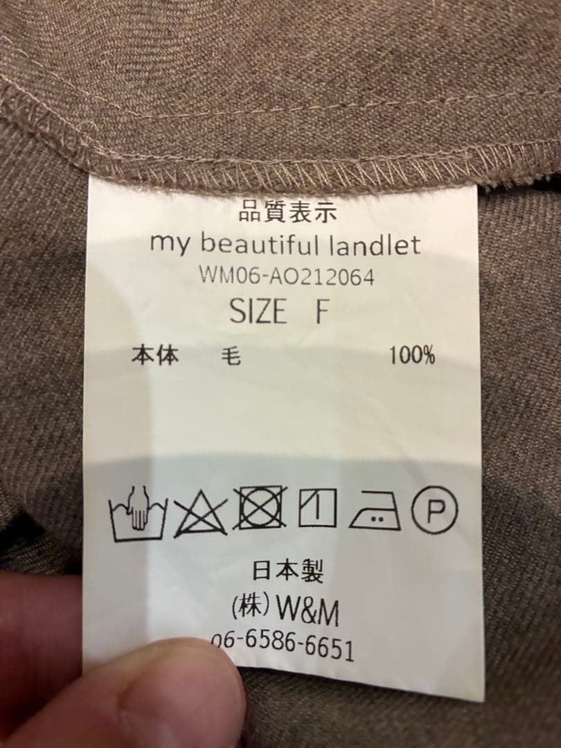 【21AW my beautiful landlet ビッグオーバーオール】