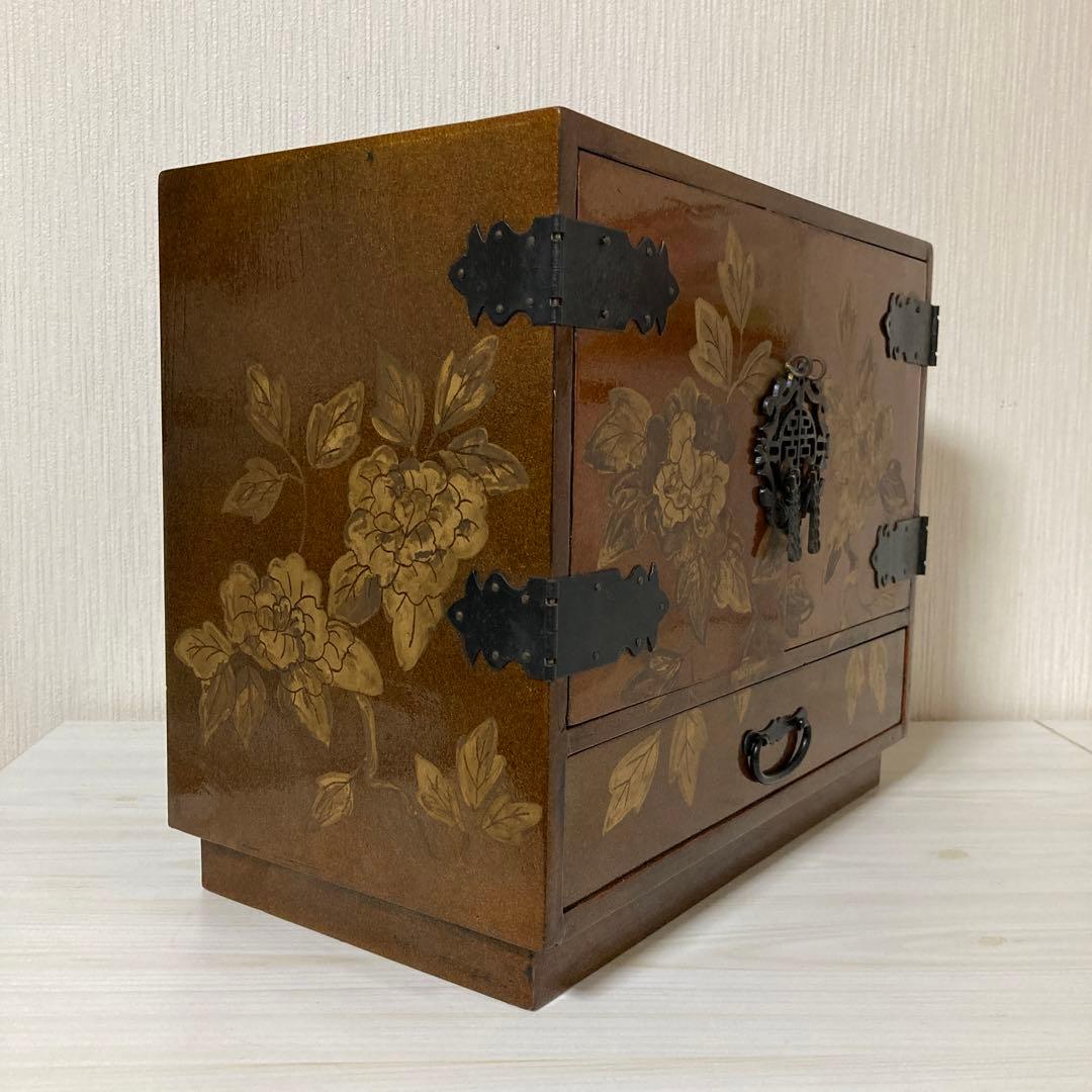 蒔絵 小箪笥 引出し 小物入れ 漆器　骨董　年代物