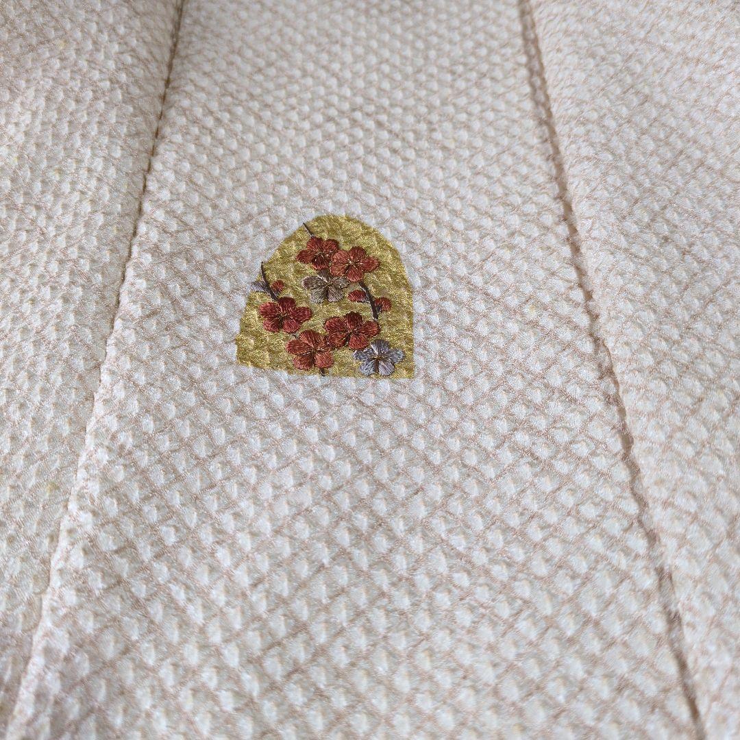 七五三３歳女の子正絹総絞り手縫いの被布(中綿無し）刺繍入り
