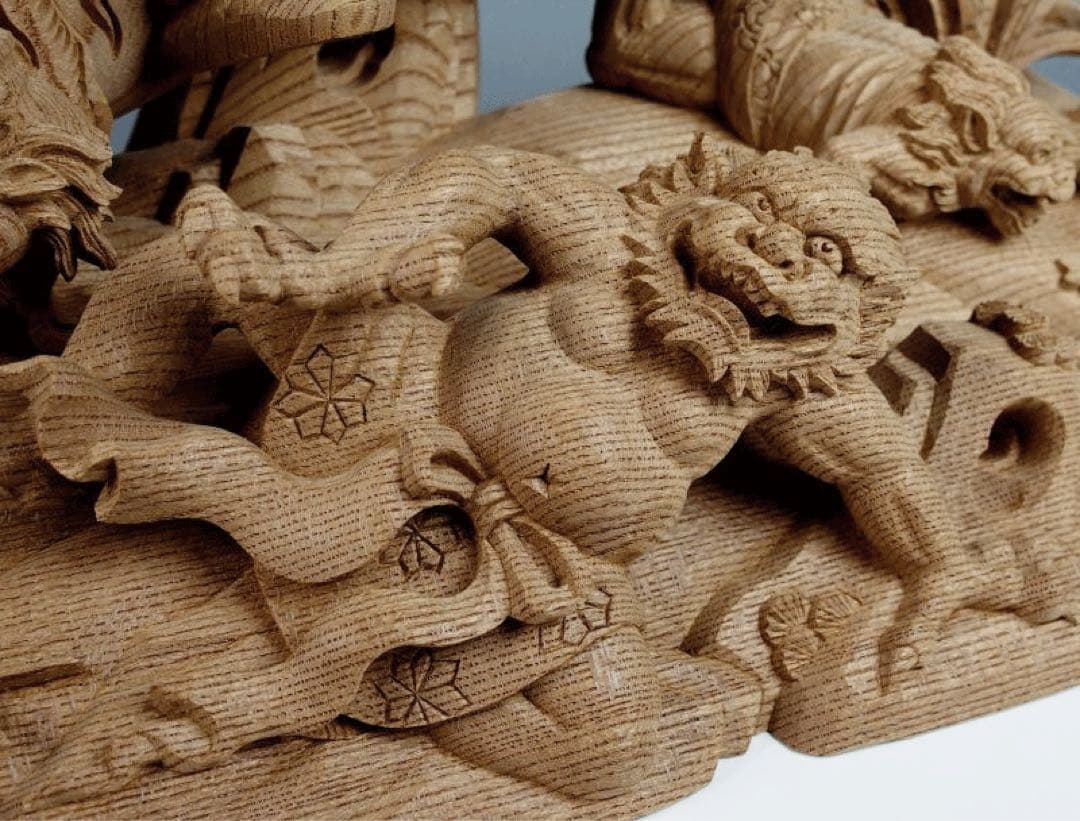 鐘馗捉鬼図　おに退治　河鍋暁斎　箱ありKawanabe Kyosai