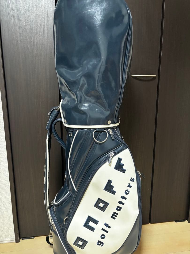 オノフキャディバッグOB0920 ネイビー/ホワイト