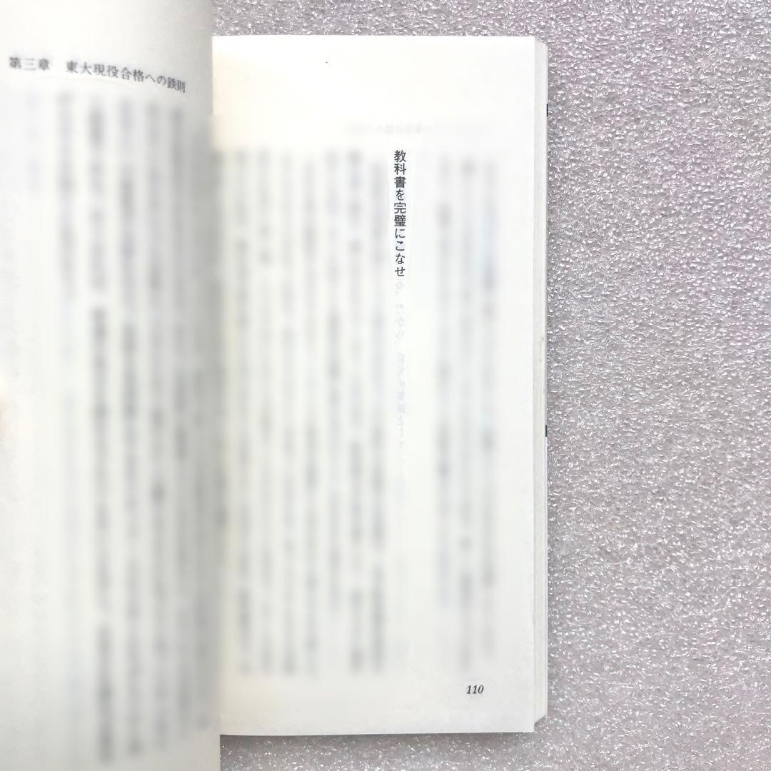 【不定期値下げ中】【幻の勉強法本】100%東大現役合格　岡田康志,他　鉄緑会