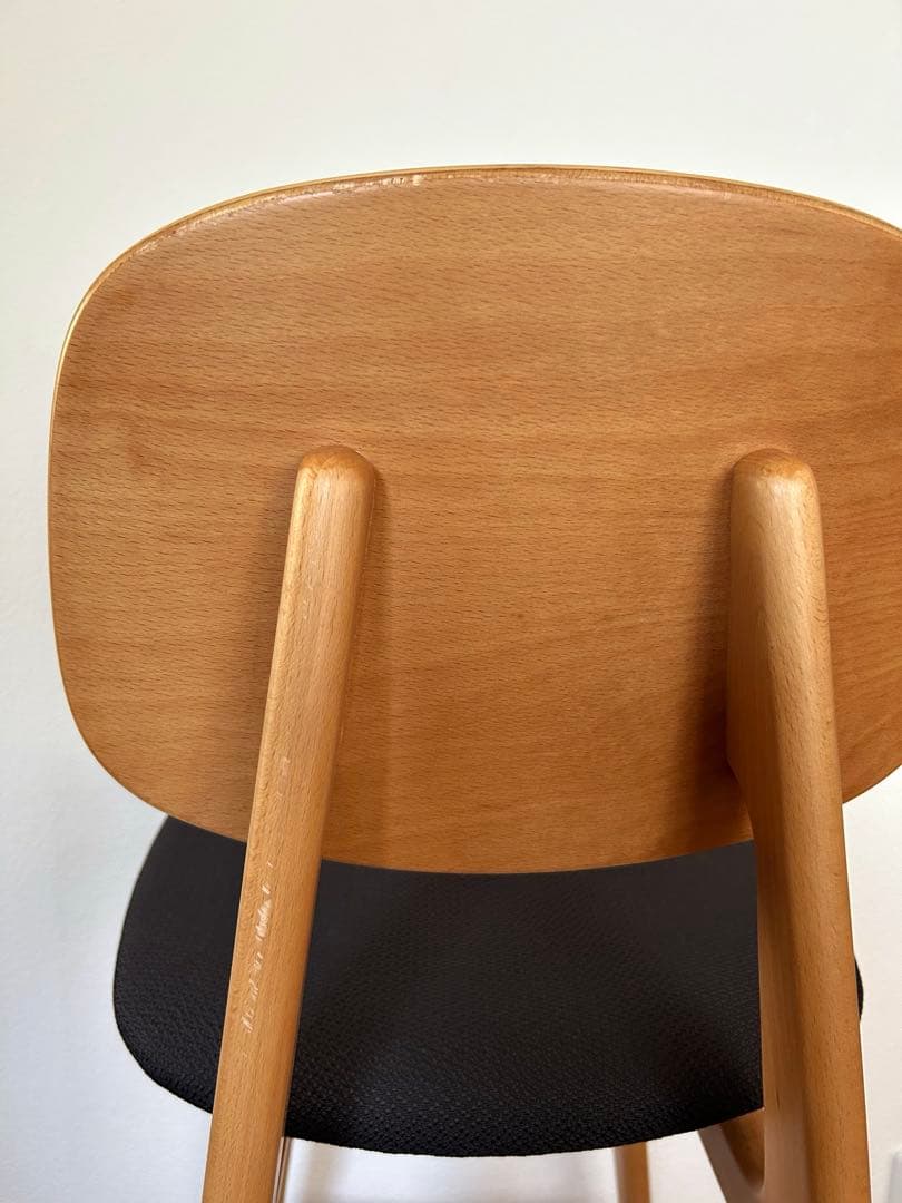 クオン　QUON プラムスタンド カウンターチェア　木製椅子　お洒落　美品　C