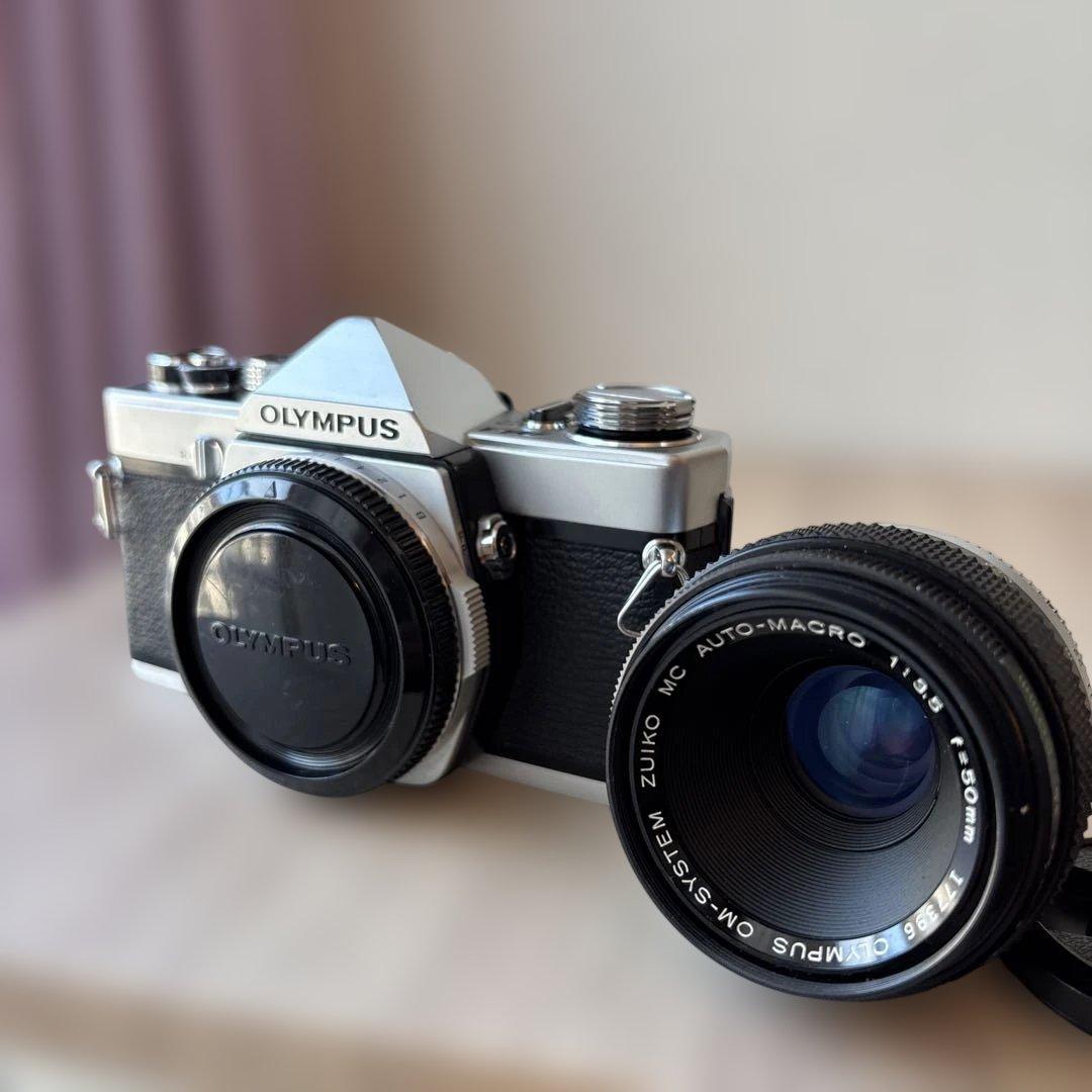 OLYMPUS オリンパスＭ1 50mm f3.5 マクロレンズ付き