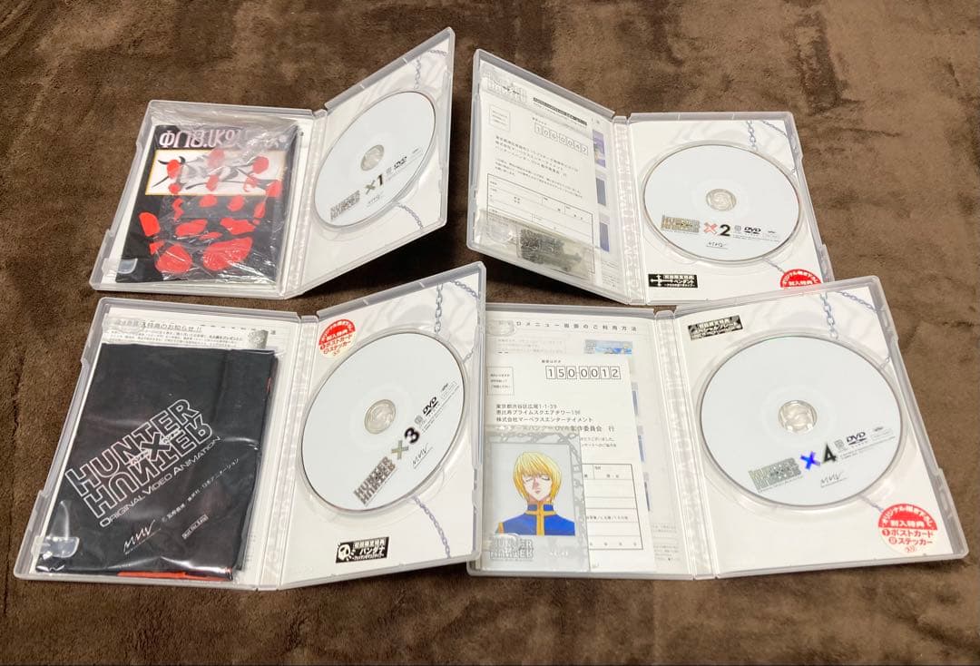 旧 HUNTER×HUNTER DVD 全28巻 初回限定特典付き バラ売り不可