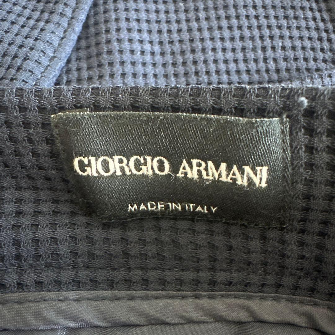 ジョルジオアルマーニスマートカジュアルスーツXLサイズネイビー