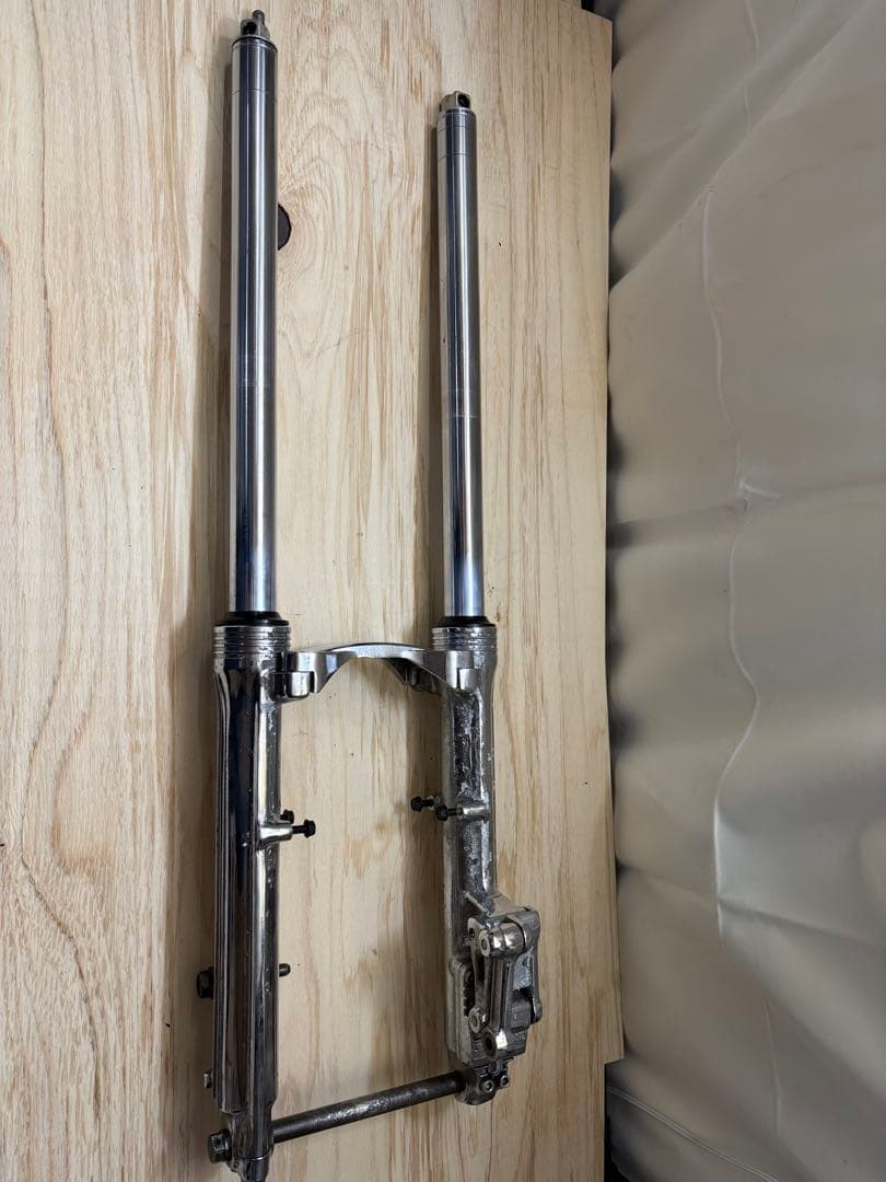 cbx400f フルクローム　フロントフォーク