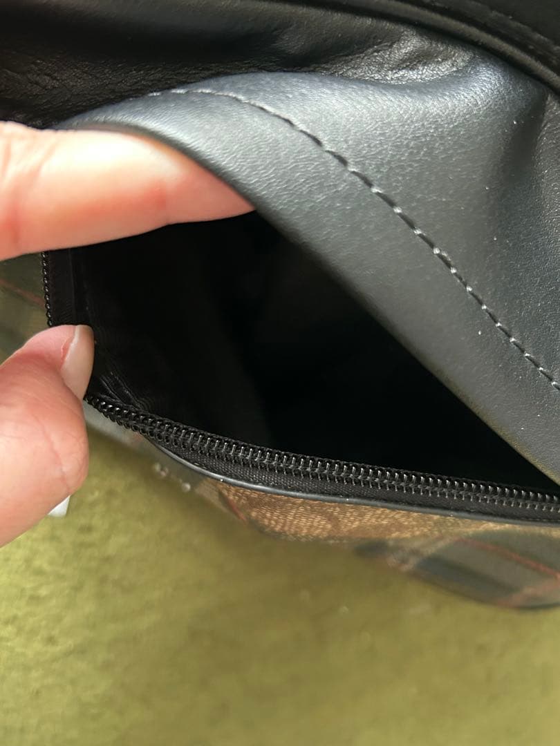 ⭐️最終価格⭐️【未使用】coach コーチ　スクエア　ショルダーバッグ　メンズ