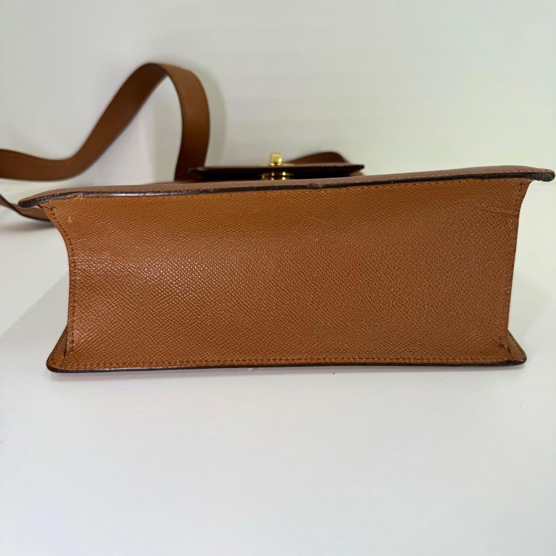 ブルガリ　BVLGARI レザー　ショルダーバッグ　ブラウン　225