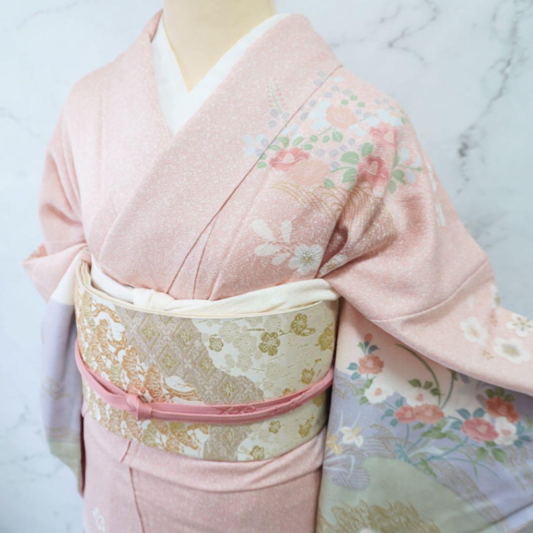 訪問着 フルセットa467E 七五三　入学式　お宮参り　結婚式　裄丈69