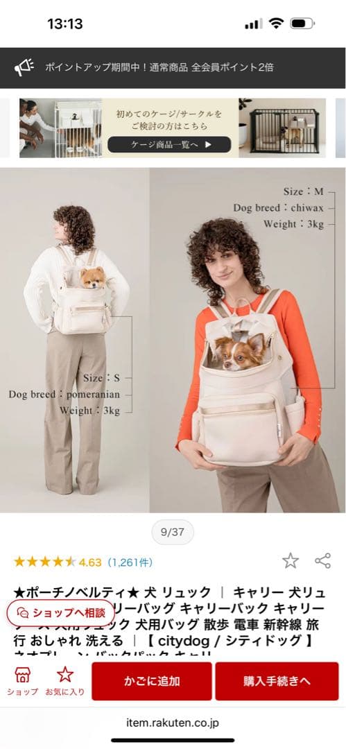 CITYDOG 犬リュック