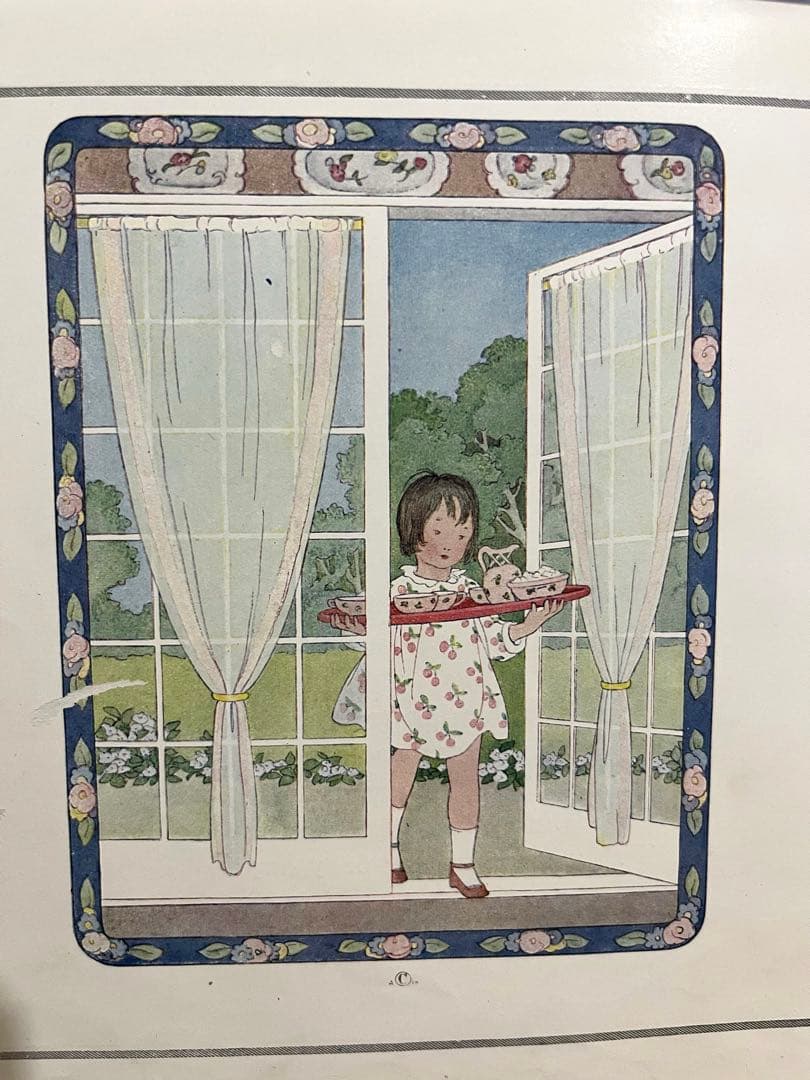 No.378 希少 洋書 古書 ル・メール 絵本 アンティーク 童謡