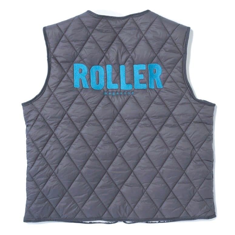 ■ROLLER magazine キルティングベスト F ファー RIPPER■