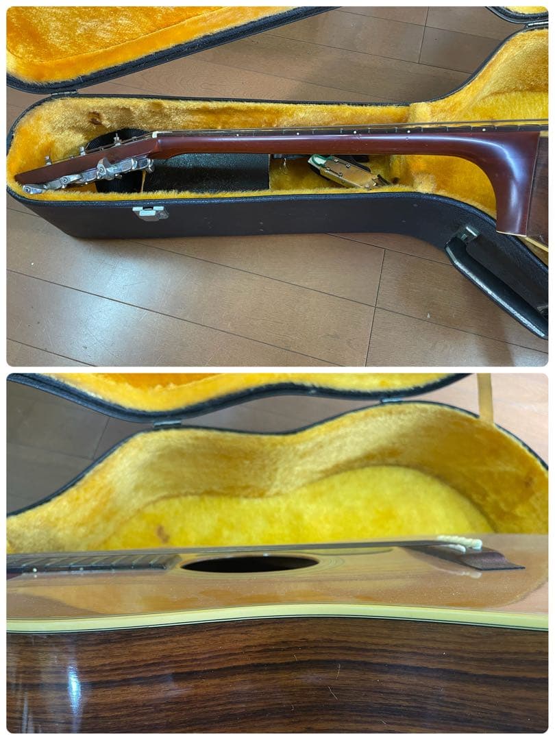 ② Aria Dreadnoughtアコースティックギター ハードケース付き