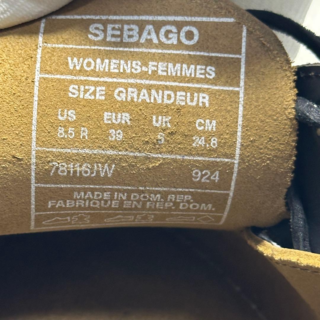 極美品✨SEBAGO セバゴ デッキシューズ 924 ブラック 6サイズ レザー