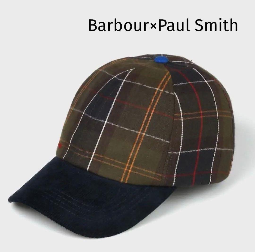 Barbour Paul Smith 6パネルチェックキャップ バブアー