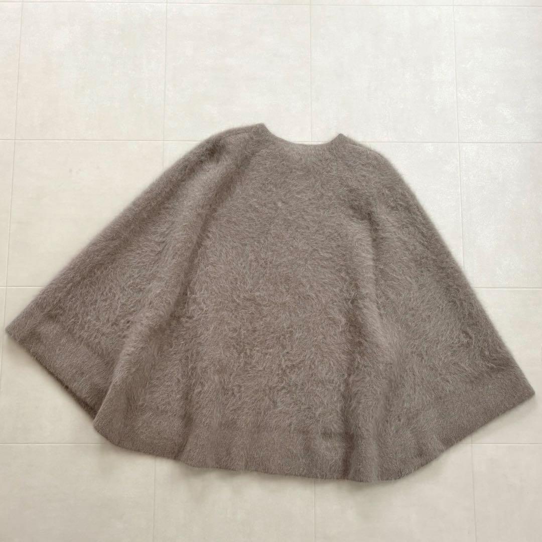 【タグ付未使用】UNITED ARROWS フォックスカシミヤケープ 24AW